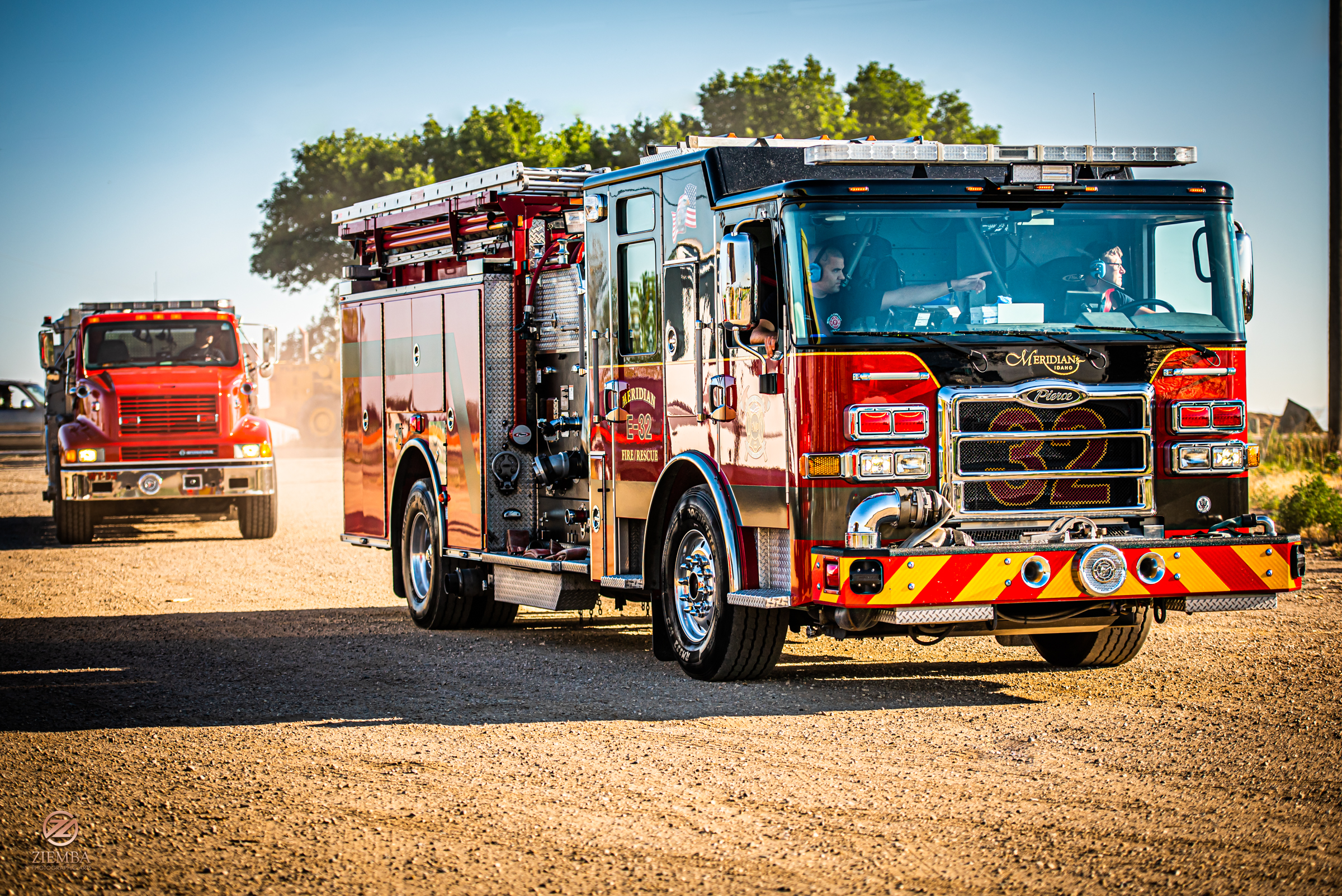 Fire Truck and Water Tender