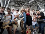 Group of students from school of rock